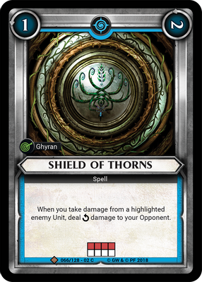 Shield of Thorns (Claimed)
