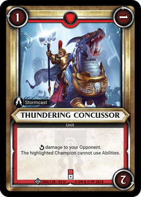 Thundering Concussor (Unclaimed)