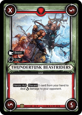Thundertusk Beastriders (Claimed)