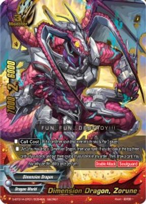 Dimension Dragon, Zorune