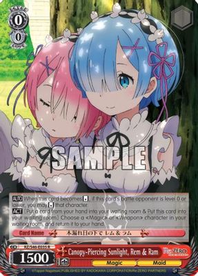 Canopy-Piercing Sunlight, Rem & Ram