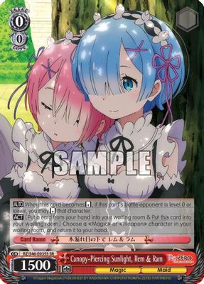 Canopy-Piercing Sunlight, Rem & Ram (SR)