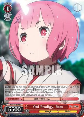 Oni Prodigy, Ram