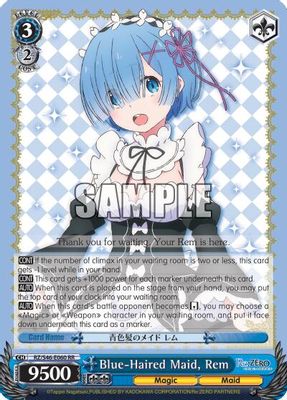 Blue-Haired Maid, Rem