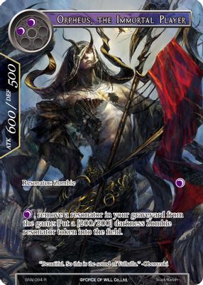 Orpheus, the Immortal Player (Full Art)