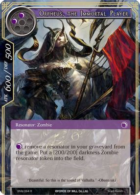 Orpheus, the Immortal Player