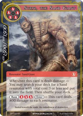 Surtr, the Sand Giant