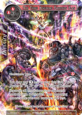The Three Kingdoms Partition Plan (Full Art)