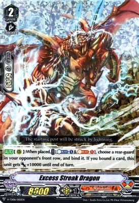Excess Streak Dragon (RRR Foil)