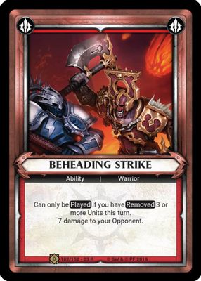 Beheading Strike (Claimed)