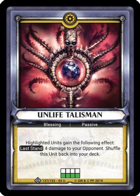Unlife Talisman (Unclaimed)