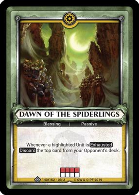 Dawn of the Spiderlings (Unclaimed)