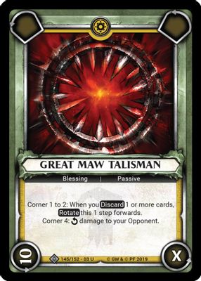 Great Maw Talisman (Claimed)