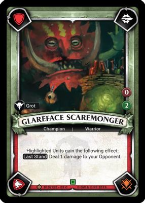 Glareface Scaremonger (Claimed)