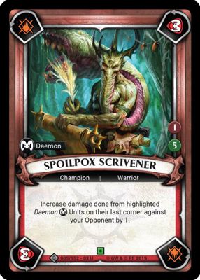 Spoilpox Scrivener (Unclaimed)