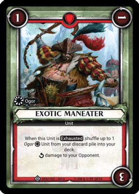 Exotic Maneater (Claimed)