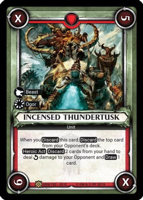 Incensed Thundertusk (Unclaimed)