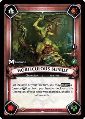 Horticulous Slimux (Unclaimed)