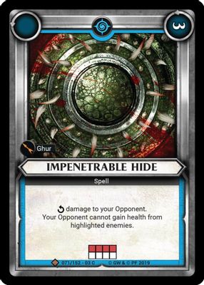 Impenetrable Hide (Claimed)