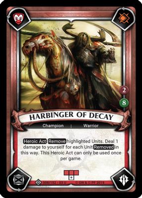 Harbinger of Decay (Unclaimed)