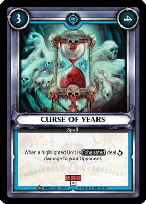 Curse of Years (Unclaimed)