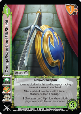 Omega Sword and Elk Shield