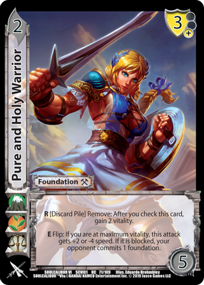 Pure and Holy Warrior