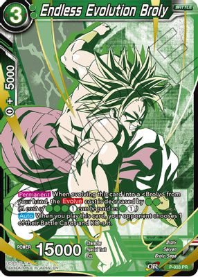 Endless Evolution Broly (Alternate Art)