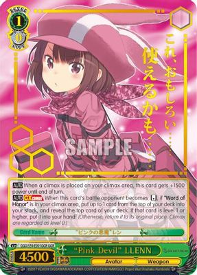 "Pink Devil" LLENN (GGR) (Gold Stamp)