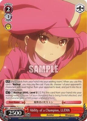 Ability of a Champion, LLENN
