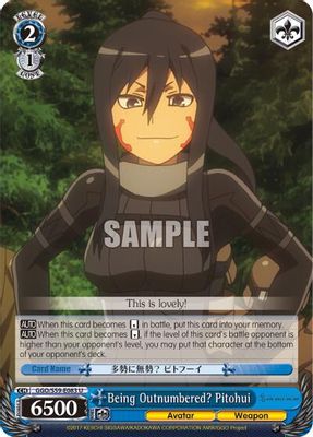 Being Outnumbered? Pitohui