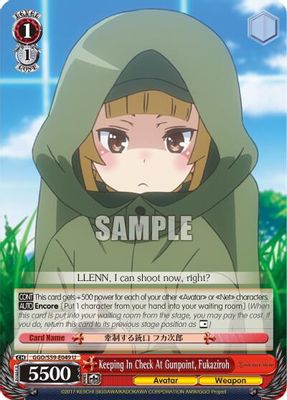 Keeping In Check At Gunpoint, Fukaziroh