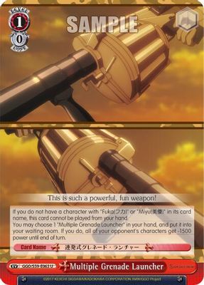Multiple Grenade Launcher