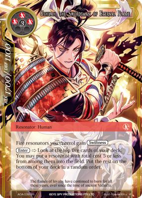 Ushuah, the Swordsman of Eternal Flame