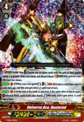 Universe Ace, Bustered