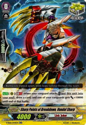 Sharp Points of Breakdown, Vandal Sharp (Hot Stamped)