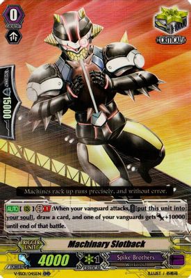 Machinary Slotback