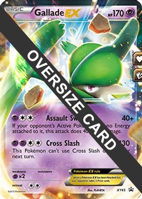 Gallade EX - XY45 (XY Black Star Promo)