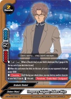 Temporary Neighbor, Subaru Okiya