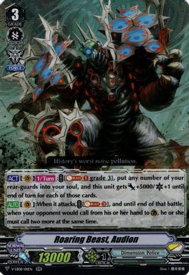 Roaring Beast, Audion