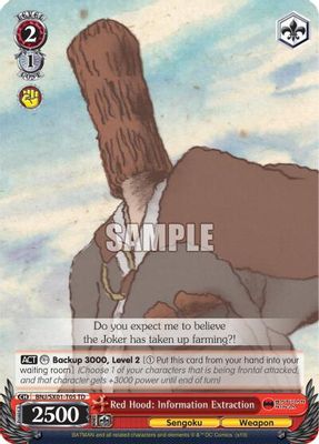 Red Hood: Information Extraction
