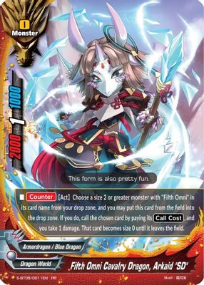 Fifth Omni Cavalry Dragon, Arkaid 