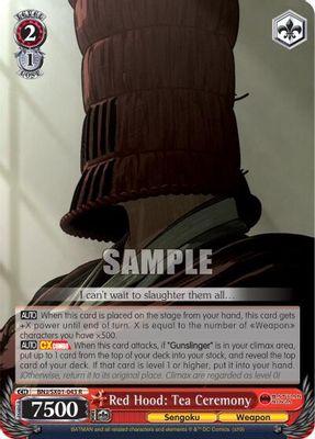 Red Hood: Tea Ceremony