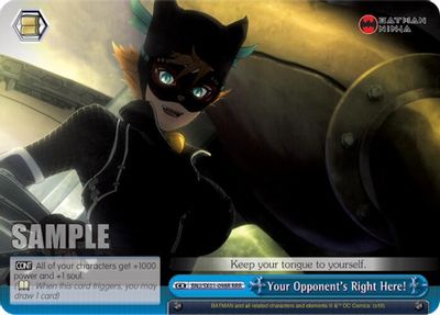 Your Opponent's Right Here! (RRR)