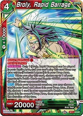 Broly, Rapid Barrage