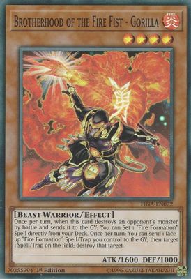 Brotherhood of the Fire Fist - Gorilla