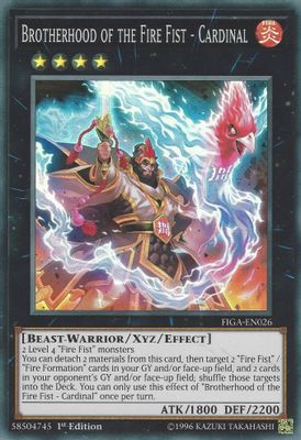 Brotherhood of the Fire Fist - Cardinal