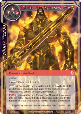Surtr, The Explosion Giant