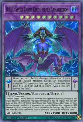 D/D/D Super Doom King Purple Armageddon