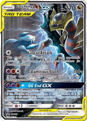 Garchomp & Giratina GX card